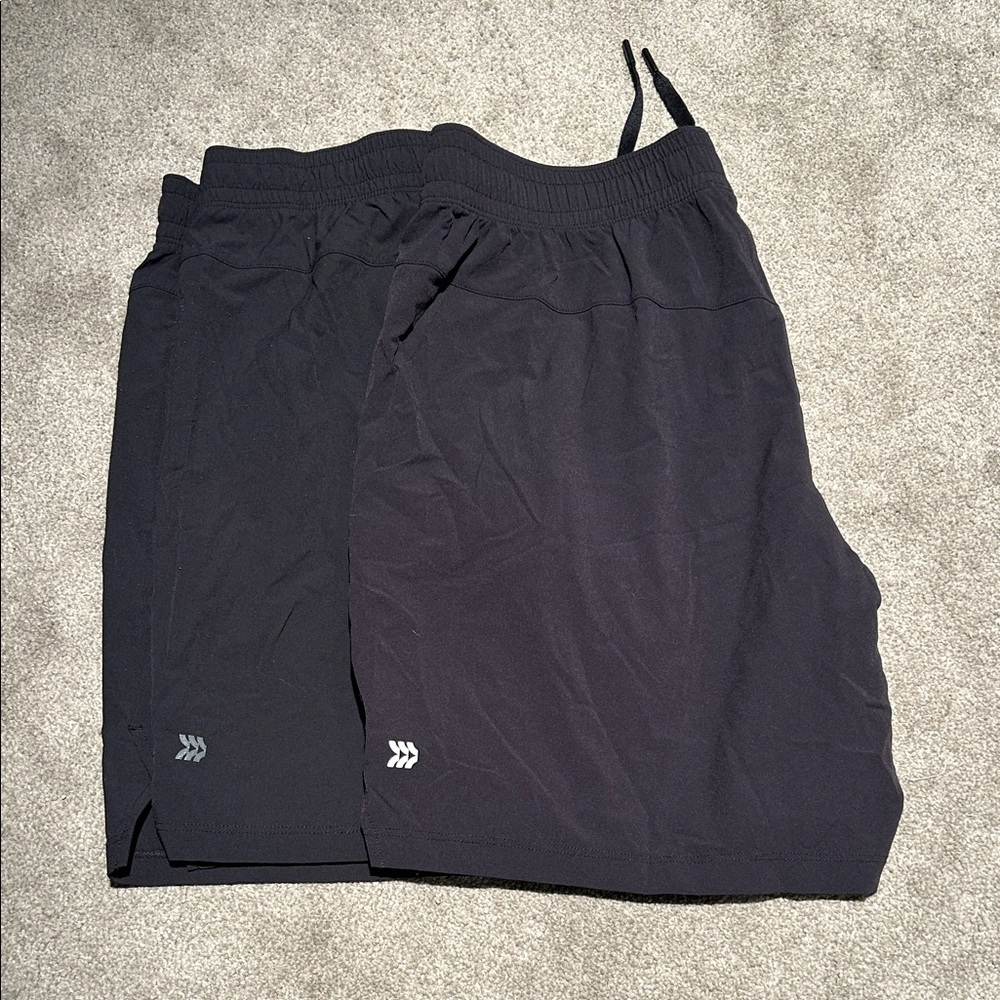 All in Motion Men's Dark Gray Athletic Shorts